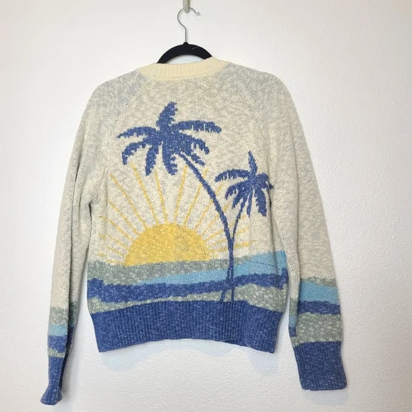 FAHERTY Island Time Coastal Organic Cotton Cardigan NWT Size Small - Picture 10 of 11